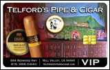 The VIP Card Available at Telford's Pipe & Cigar